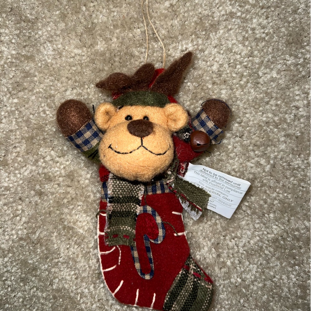 Bear Christmas/holiday ornament